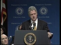USA: PRESIDENT CLINTON ANTI BRIBERY AGREEMENT SPEECH News Clip