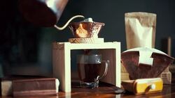 Pour Over or Drip coffee Stock Footage