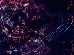 Digital world Stock Footage