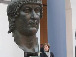 ATMOSPHERE - 'Fendi for Fountains' Press Conference at Campidoglio on January 28, 2013 in Rome, Italy. (Footage by WireImage Video/Getty Images) Stock Footage