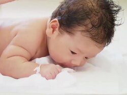 Baby care Stock Footage