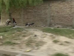 MS POV Shot of town road / Buenos Aires, Argentina Stock Footage