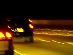 Driving at Night 1 Stock Footage