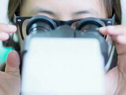 Scientist and bio lab experiment Stock Footage