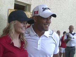 Amaury Nolasco and Jennifer Morrison Stock Footage