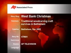 Traditional woodcarving craft survives in Bethlehem News Clip