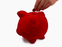 Piggy bank Stock Footage
