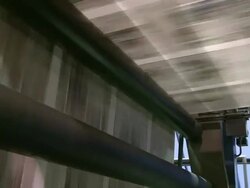 MS ZI Shot of offset printing machine / Frankfurt, Hesse, Germany Stock Footage