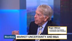 Roger Altman Sees 'Quite Healthy' M&A Environment News Clip