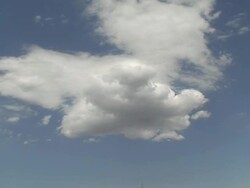 Clouds in time lapse Stock Footage