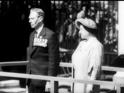 KING WITH THE BRITISH LEGION News Clip