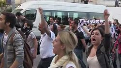 CLEAN : Turkish football fans unite against News Clip