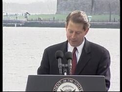 USA: AL GORE ANNOUNCEMENT ON KOSOVAR REFUGEES Instructional Video