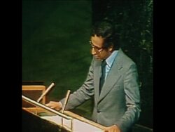 SYND 5 11 75 JORDAN DELEGATE TO UNITED NATIONS ON MIDDLE EAST AND PALESTINIANS News Clip