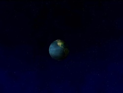 Planet Earth in Space Stock Footage