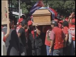 Funeral of former resistance fighter and Communist Party leader News Clip
