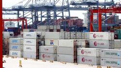 Cargo container shipping Stock Footage