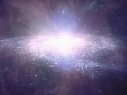Galaxy A. Animated sci-fi or scientific background video. HD. Stock Footage