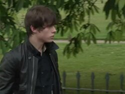 Jake Bugg arriving for the summer party Stock Footage