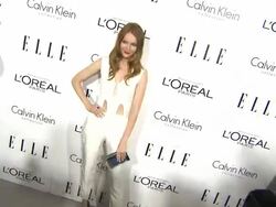 Darby Stanchfield at 20th Annual ELLE "Women In Hollywood" in Beverly Hills, CA on 10/21/13 (Footage by WireImage Video/Getty Images Entertainment Video). Stock Footage