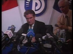 Albania-Berisha calls for overthrow of Fatos Nano News Clip