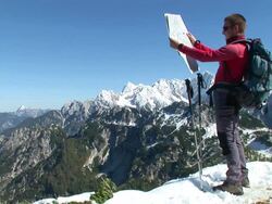 HD: Mountaineer Stock Footage