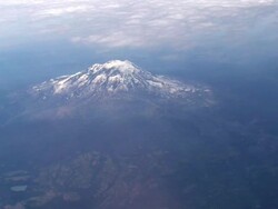 Mt. Ranier in Washington Stock Footage
