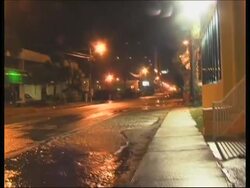 Storm makes landfall near Carolinas border News Clip