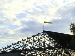 Weathersock on Hangar Stock Footage