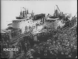 German Films Show U-Boats In France News Clip