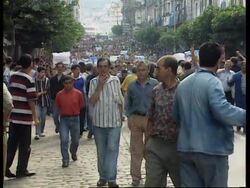 Algeria - Opposition parties stage protest News Clip