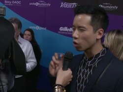 EVENT CAPSULE CLEAN - The Gillette Leading Man Cam At unite4:humanity Presented By unite4:good And Variety And Sponsored By Gillette Stock Footage