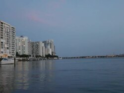 Waterfront Condominiums Stock Footage