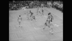 Boston Celtics vs. LA Lakers MBA Playoff Game Stock Footage