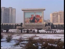 Street scenes in Pyongyang as the six-party talks continue in Beijing News Clip