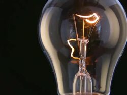 flickering lightbulb Stock Footage