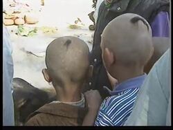 INDIA: EARTHQUAKE DISASTER: CHILDREN News Clip