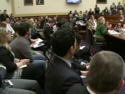 Secretary before House Foreign Affairs committee. Stock Footage