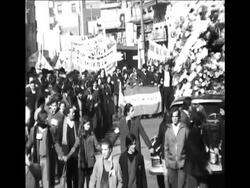 SYND 29 7 71 FUNERAL OF HEBER NIETO, KILLED DURING DEMONSTATIONS News Clip