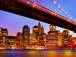 Night downtown Stock Footage