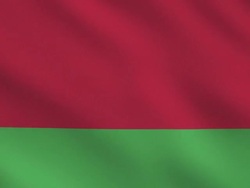 Belarus Flag Stock Footage