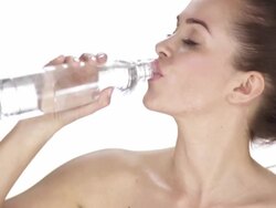 HD: Drinking Water Stock Footage