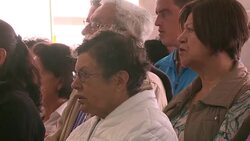 CLEAN : Catholic church holds mass in Colombia malls News Clip