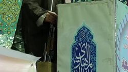 Cleric In Tehran Mosque With AK47 News Clip