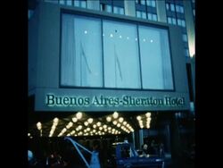 SYND 18 10 72 BOMB DAMAGE AT SHERATON HOTEL IN BUENOS AIRES News Clip