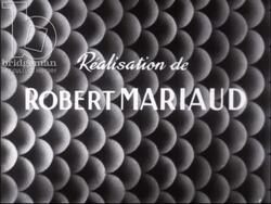 Opening credits of film about Juan-les-Pins, France, 1952 Stock Footage