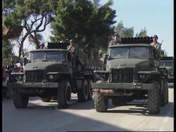 LEBANON : PRESIDENT ELIAS HRAWI REQUESTS 3 YEAR EXTENSION IN POWER News Clip