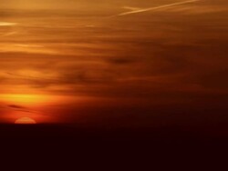 Sunrise over hills Stock Footage