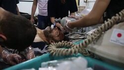 CLEAN : Syria: 2 people killed in shelling on rebel-held Douma (monitor) News Clip
