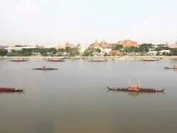 Boat participating ,(Time Lapse ) Stock Footage